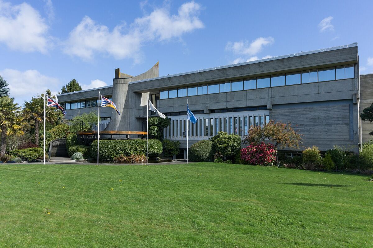 Saanich Municipal Hall in Saanich, British Columbia